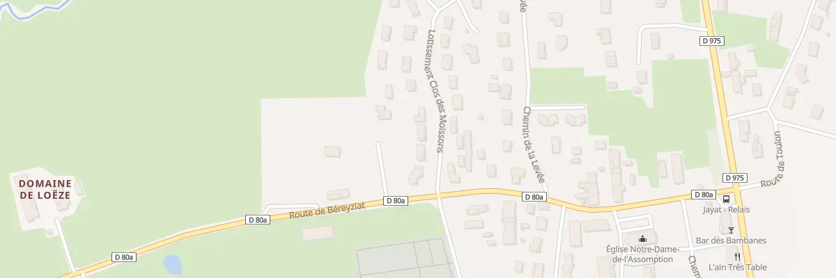 Plan du 14 Lot Clos des Moissons à Jayat