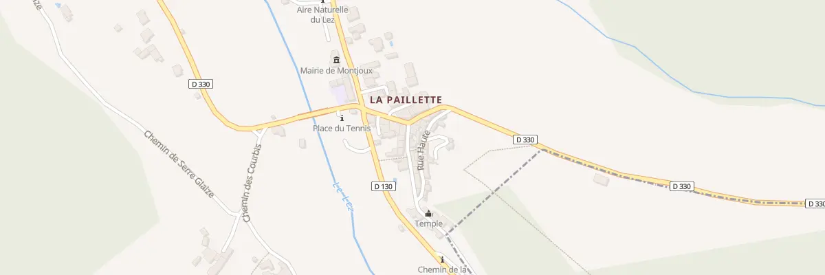 Plan du 25 Rue Rue du Temple à Montjoux