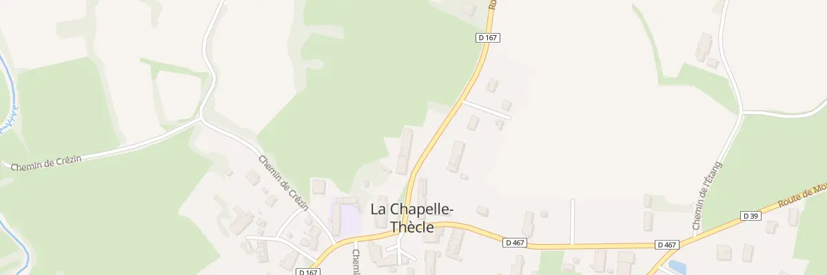 Plan du 81 Rte de Ménétreuil à La Chapelle-Thècle