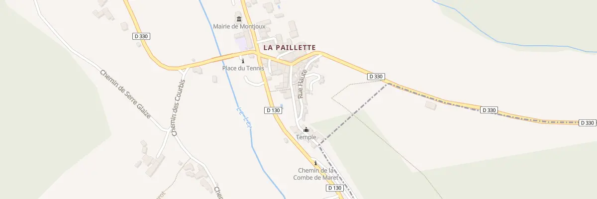 Plan du 65 Rue du Temple à Montjoux
