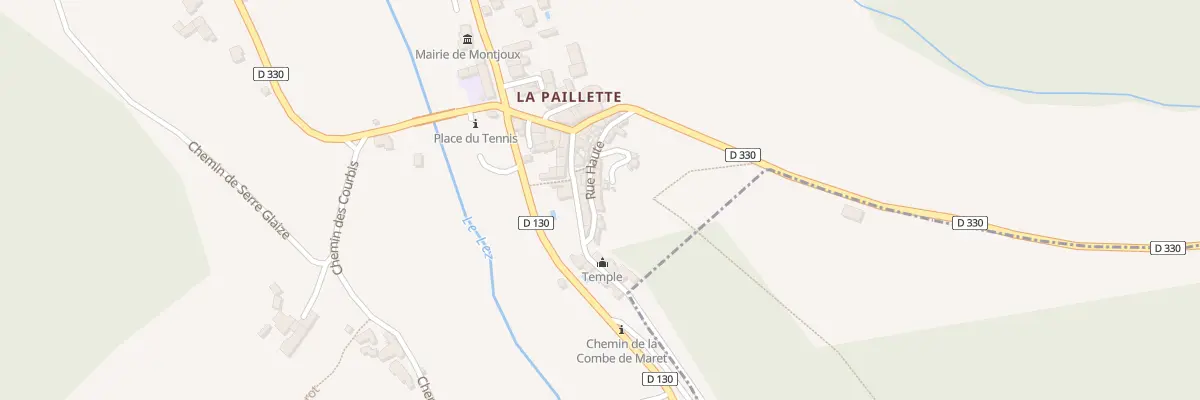 Plan du 95 Rue Rue Haute à Montjoux