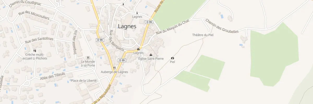 Plan du 37 Imp du Clocher à Lagnes