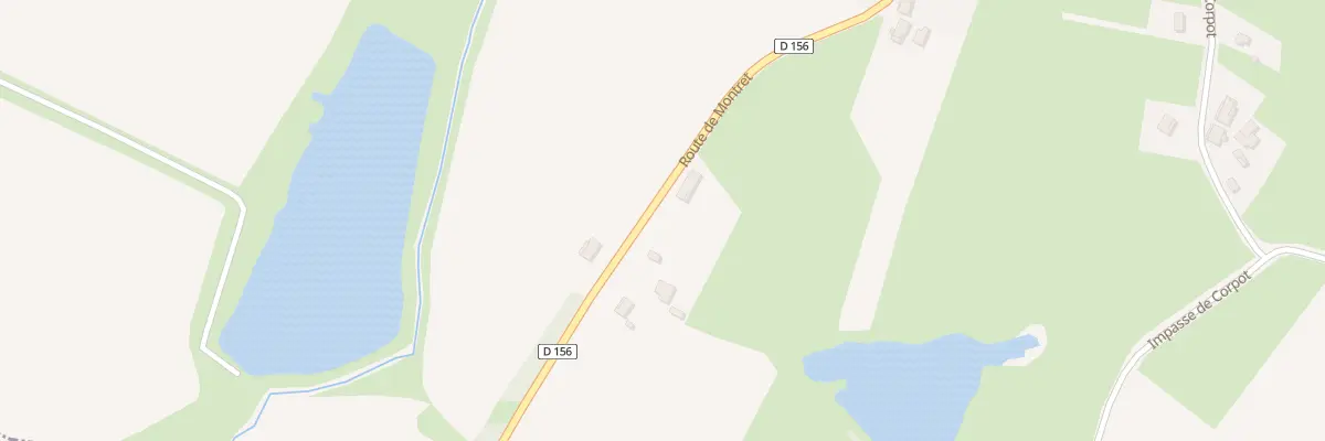Plan du 17 Rte de Montret à Thurey