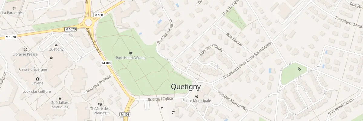 Plan du 2 Rue du Square à Quetigny