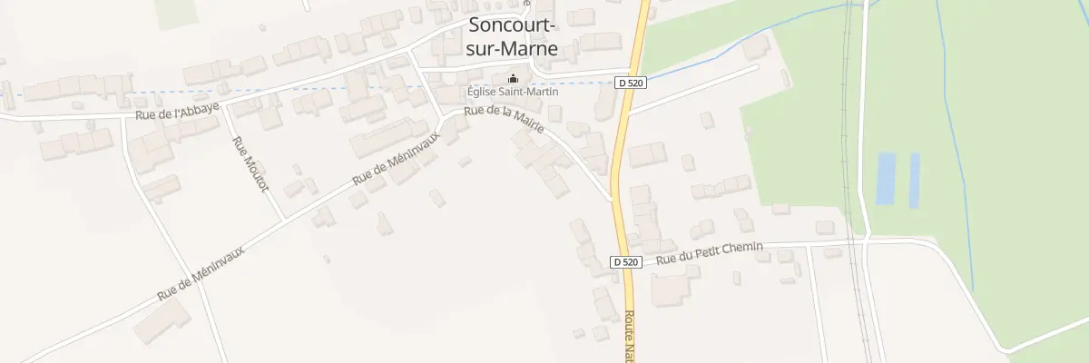 Plan du 8 Rue de la Mairie à Soncourt-sur-Marne