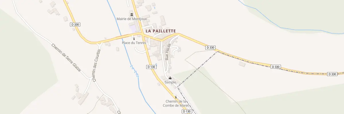 Plan du 5156 La Paillette à Montjoux