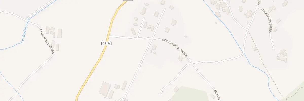 Plan du 405 Che de la Combe à Saint-Vincent-la-Commanderie