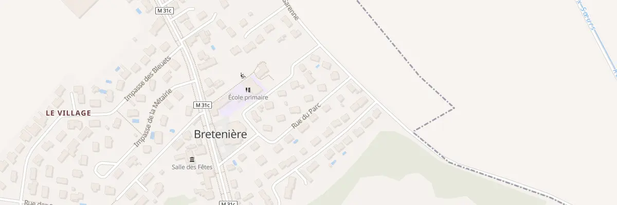 Plan du 7 Rue du Parc à Bretenière