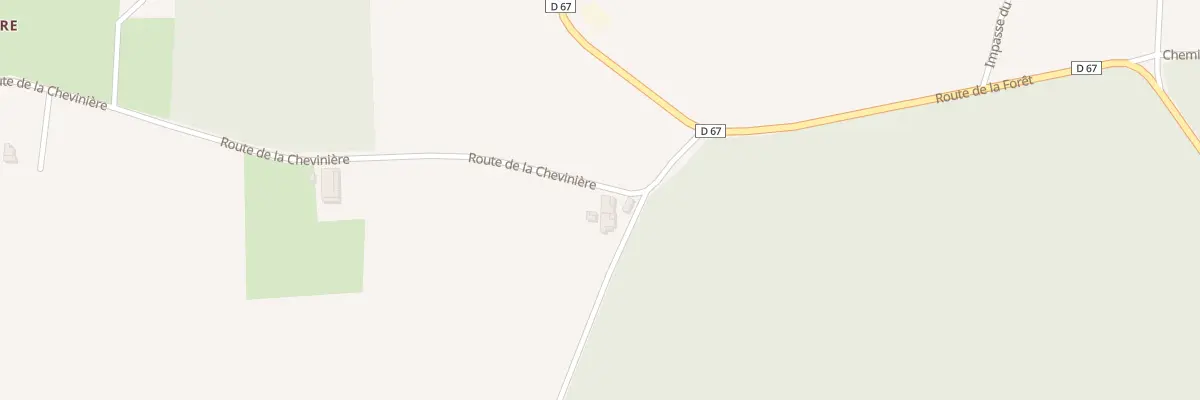 Plan du 2032 Rte de la Chevinière à Curtafond