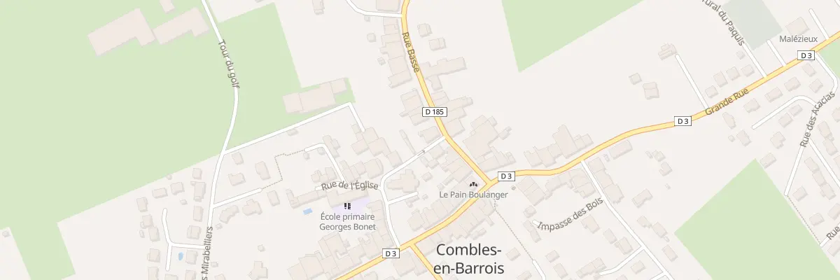 Plan du 32 Rue de l’Eglise à Combles-en-Barrois