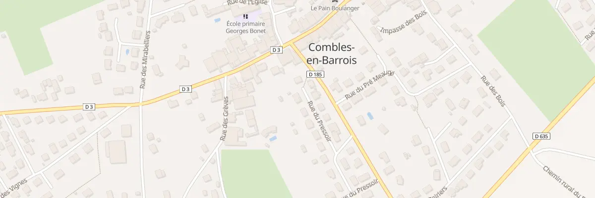 Plan du 20 Rue du Pressoir à Combles-en-Barrois