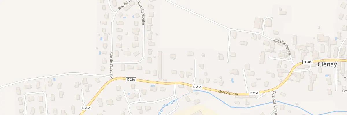 Plan du 76 Gr Grande Rue à Clénay