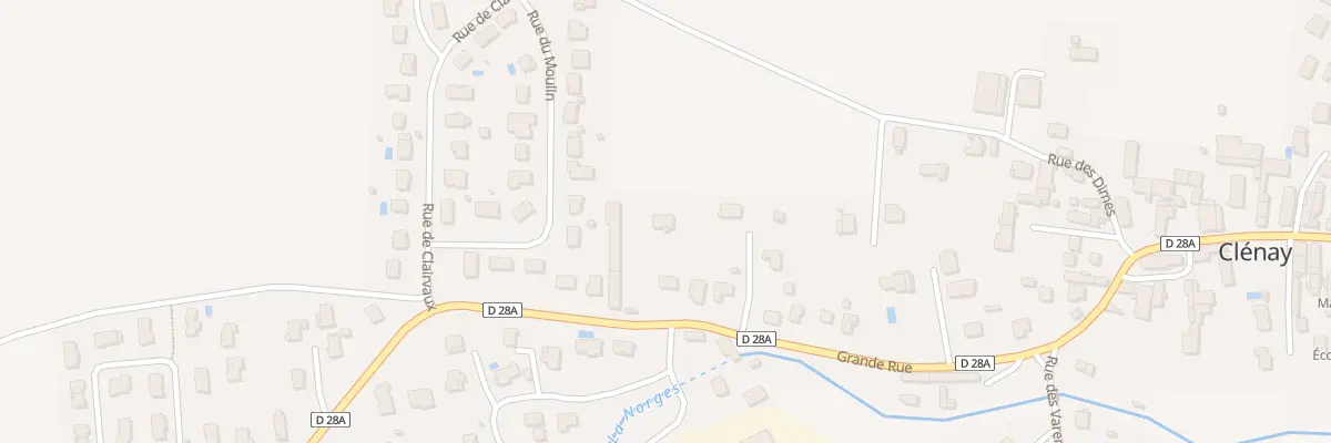Plan du 76 Gr Grande Rue à Clénay