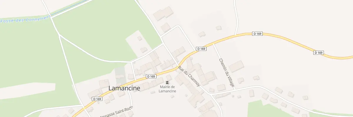 Plan du 10 Rue du Poirier à Lamancine