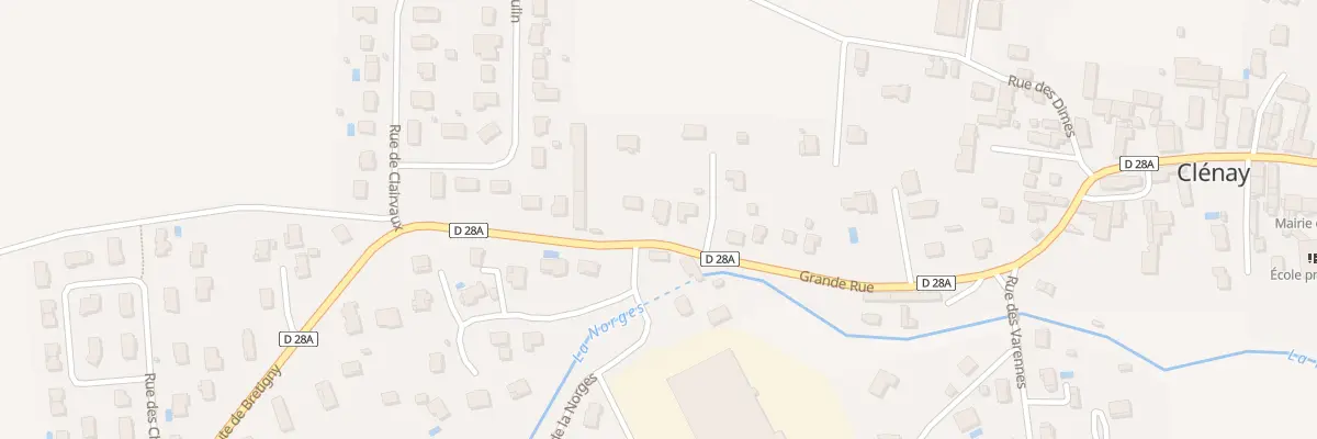Plan du 72B Gr Grande Rue à Clénay