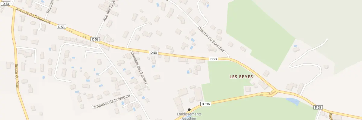 Plan du 2060 Av du Dauphiné à Charantonnay