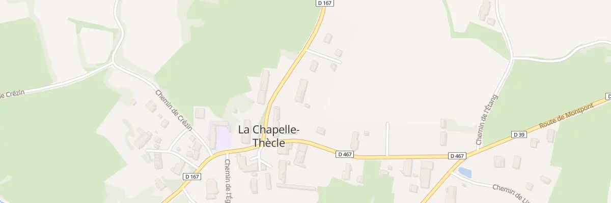 Plan du 262 Rte du Bourg à La Chapelle-Thècle