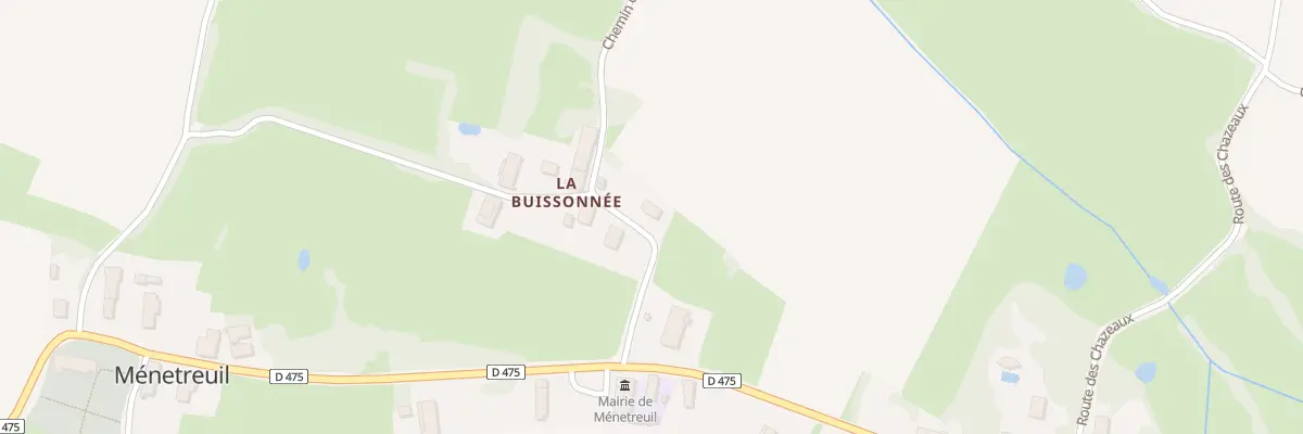 Plan du 100 Chem de la Buissonnee à Ménetreuil