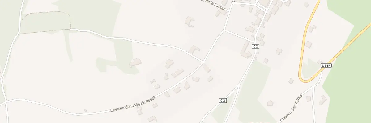 Plan du 44 Che des Rosselieres à Pommier-de-Beaurepaire