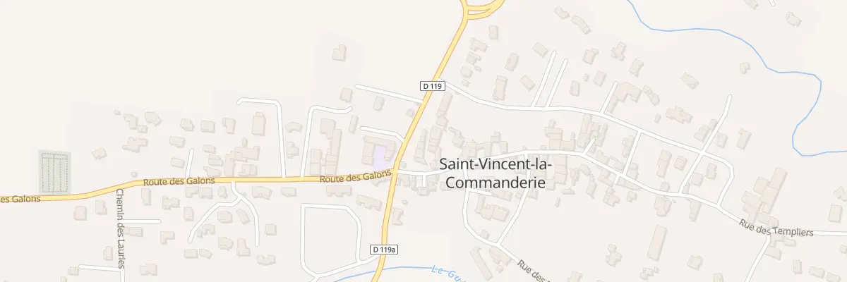Plan du 30 Rte des Ecoliers à Saint-Vincent-la-Commanderie