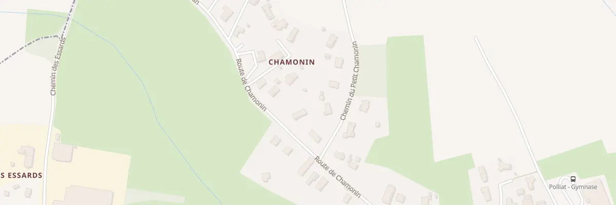 Plan du 510B Rte de Chamonin à Polliat