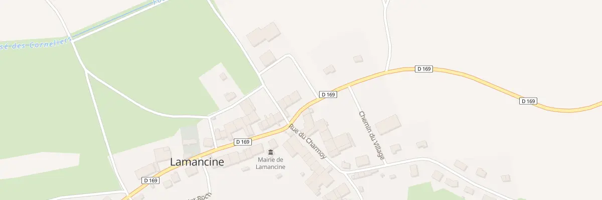 Plan du 6 Rue du Poirier à Lamancine