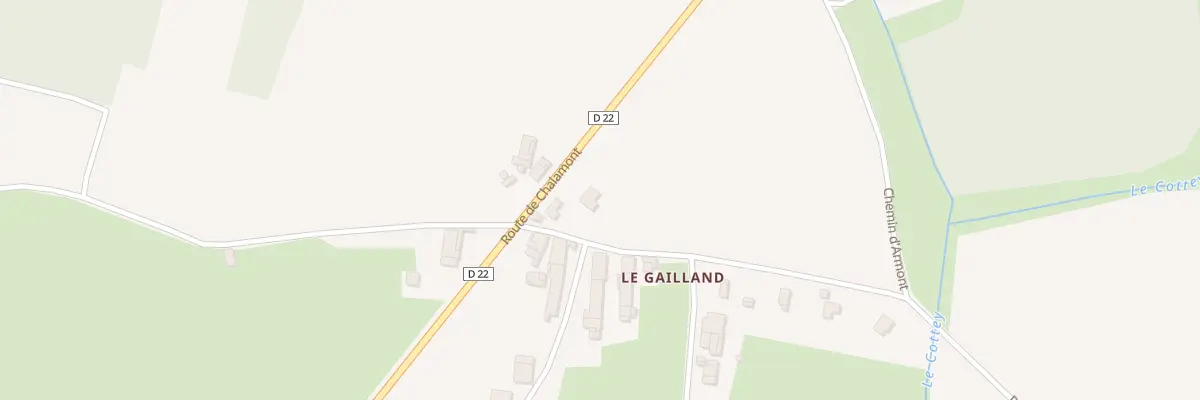 Plan du 920 Rte du Gailland à Faramans