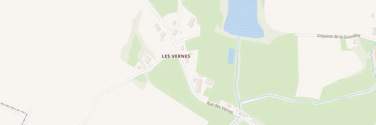Plan du 16 Rue des Vernes à Thurey