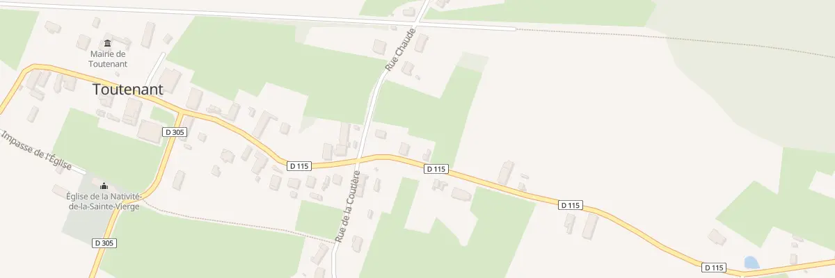 Plan du 3 Rte de Saint-bonnet à Toutenant