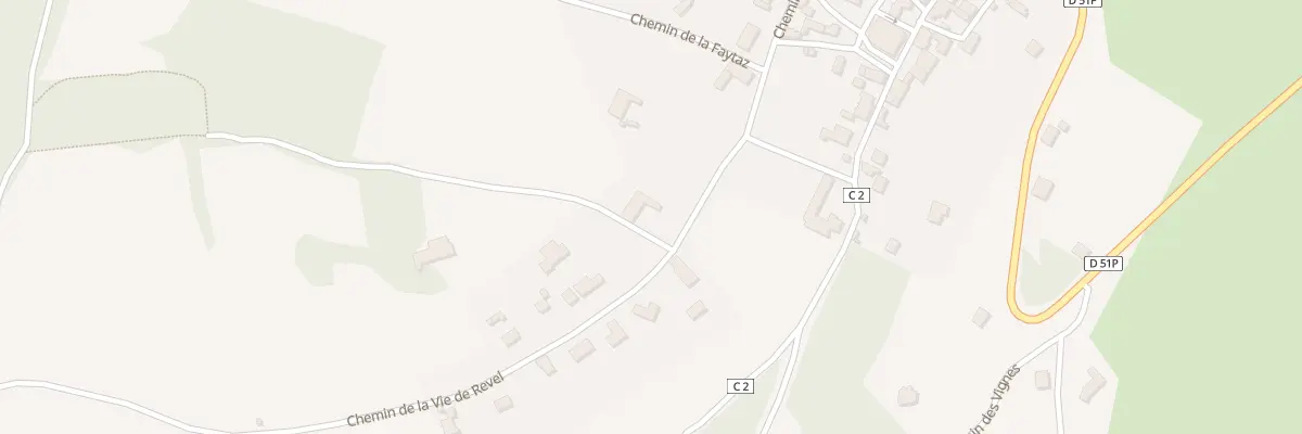 Plan du 452 Che de la Vie de Revel à Pommier-de-Beaurepaire