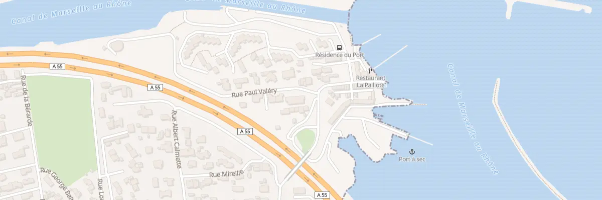 Plan du 5 Rue Paul Valéry à Châteauneuf-les-Martigues