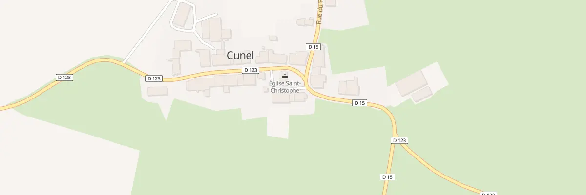 Plan du 2 Rue de l’Eglise à Cunel