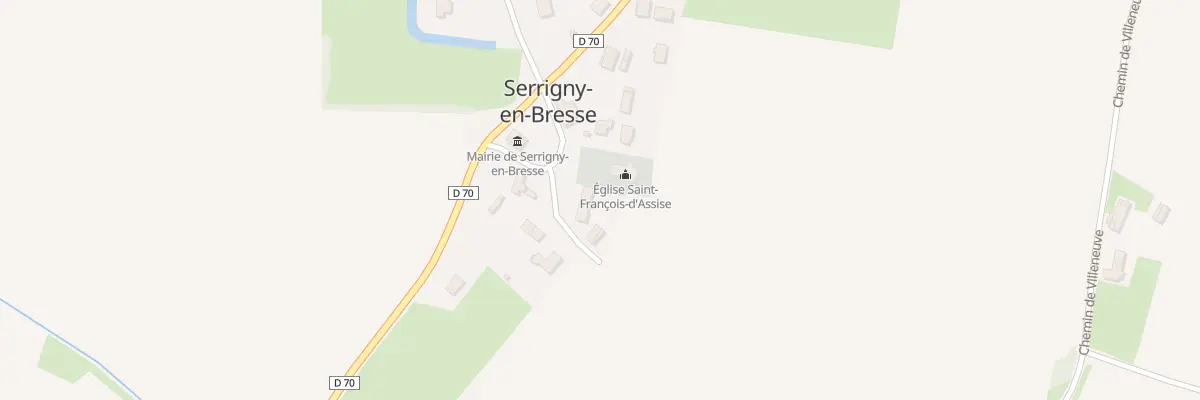 Plan du 6 Rue du Bourg à Serrigny-en-Bresse