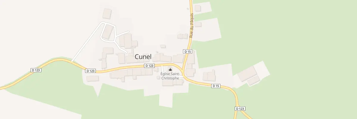 Plan du 1 Rue du Paquis à Cunel