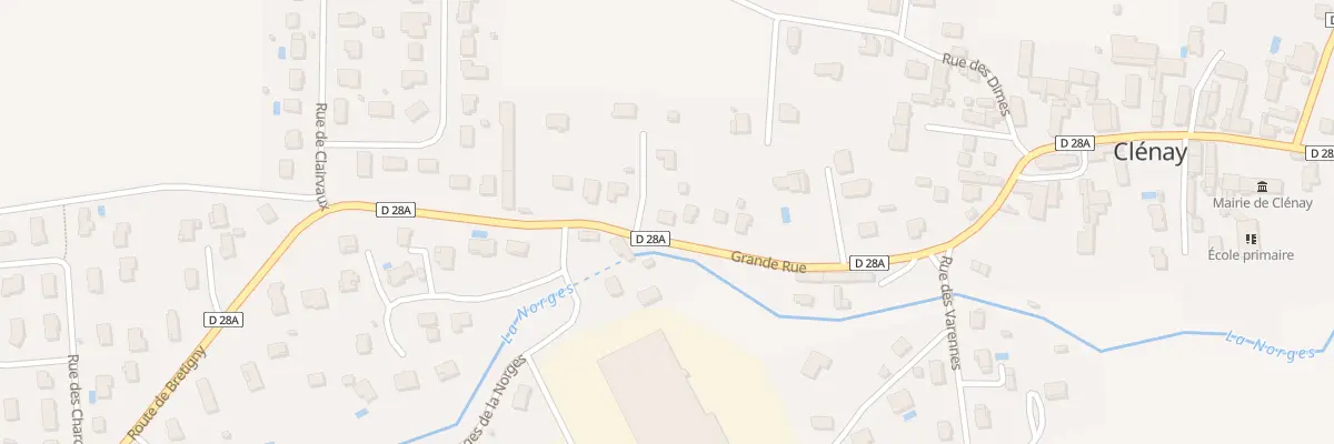 Plan du 66 Gr Grande Rue à Clénay