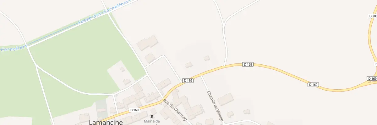 Plan du 4 Rue du Poirier à Lamancine