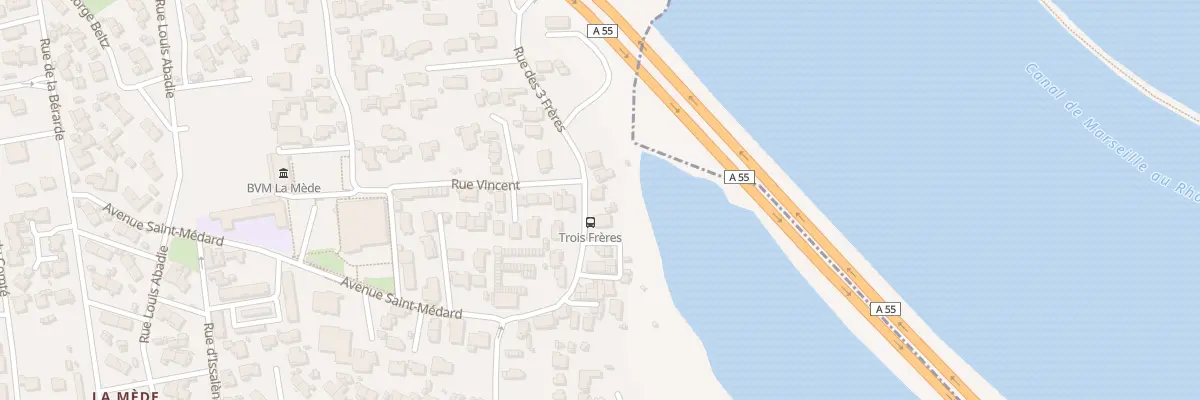 Plan du 26 Rue des Trois Freres à Châteauneuf-les-Martigues