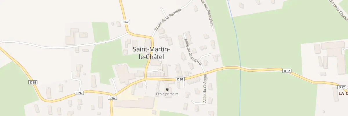 Plan du 79 Rte de Bourg à Saint-Martin-le-Châtel