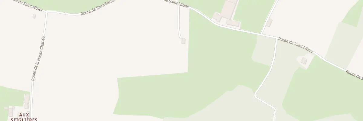Plan du 1408 Rte de St Nizier à Courtes
