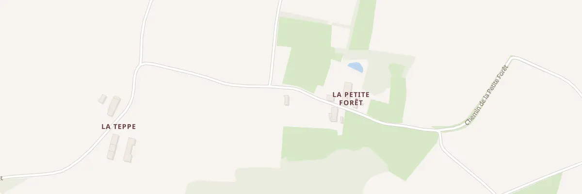 Plan du 34 Che de la Petite Forêt à Courtes