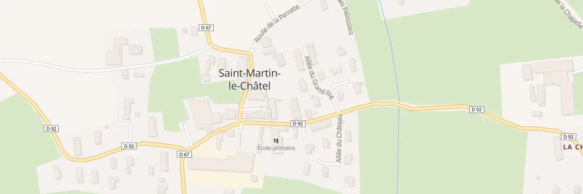 Plan du 5004 Le Bourg à Saint-Martin-le-Châtel