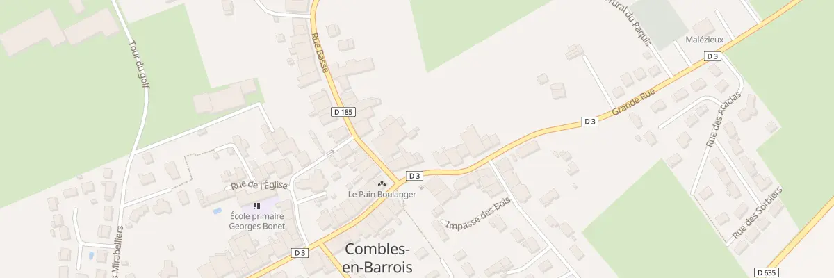 Plan du 21B Gr Grande Rue à Combles-en-Barrois