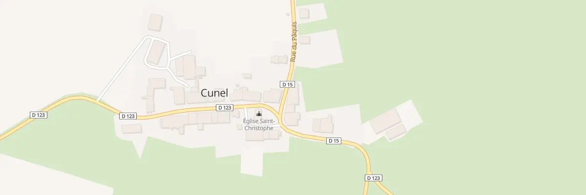 Plan du 2 Rue du Paquis à Cunel