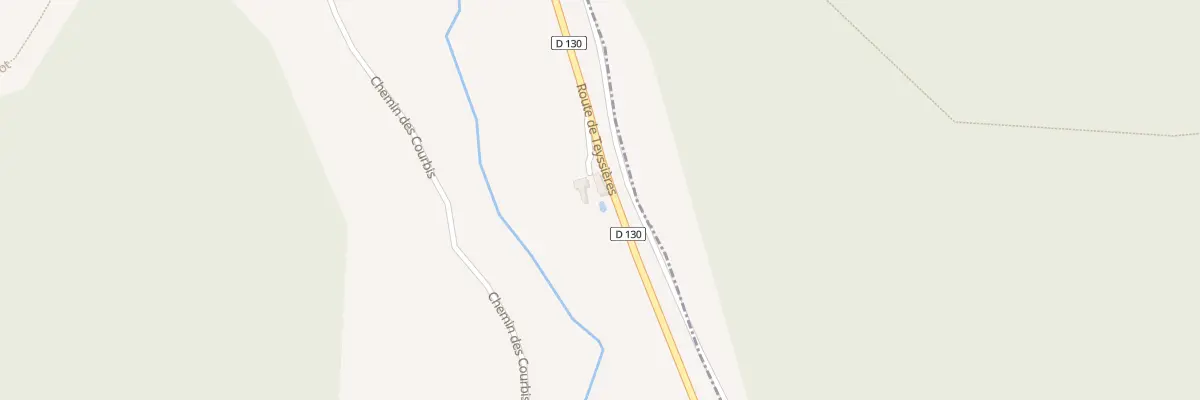 Plan du 550A Rte Route de Teyssieres à Montjoux