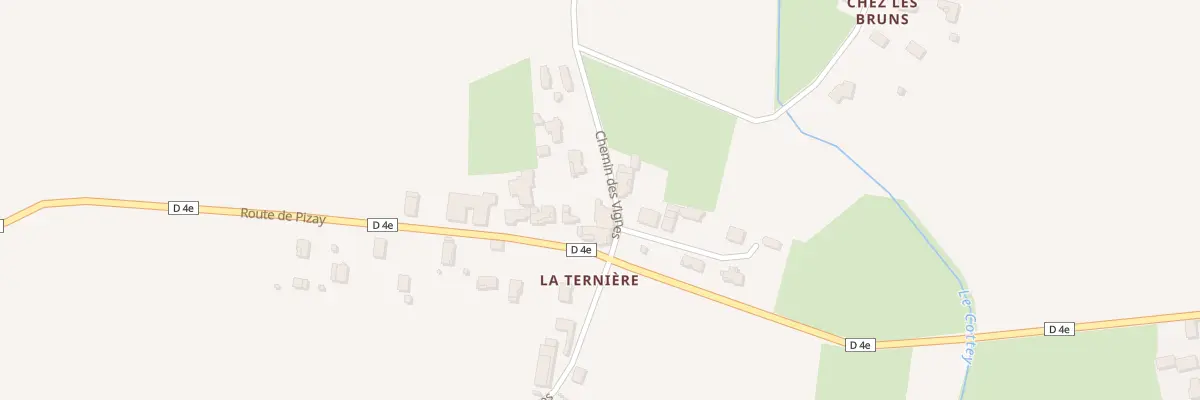 Plan du 45 Che des Vignes à Faramans