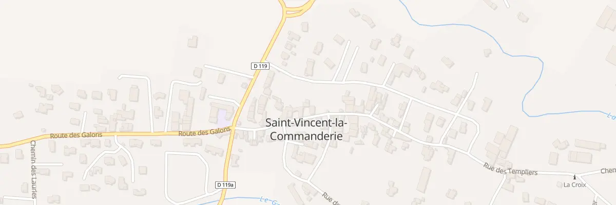 Plan du 135 Rue des Templiers à Saint-Vincent-la-Commanderie