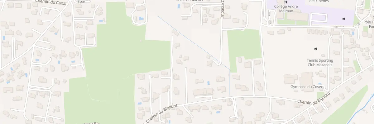 Plan du 732B Che du Bigourd à Mazan