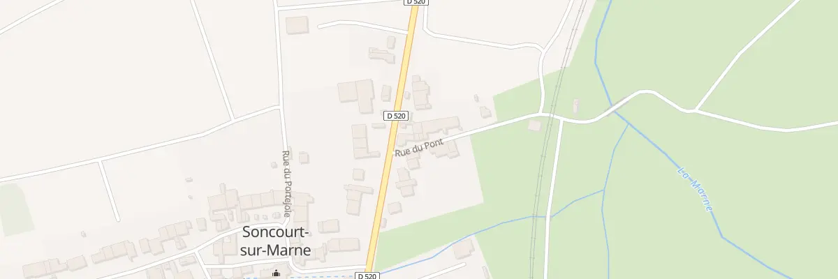 Plan du 3 Rue du Pont à Soncourt-sur-Marne