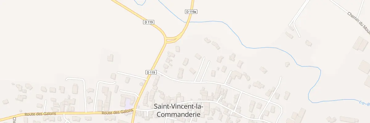 Plan du 55B Rue des Anciens Combattants à Saint-Vincent-la-Commanderie