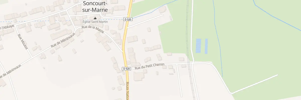 Plan du 9 Rue du Petit Chemin à Soncourt-sur-Marne